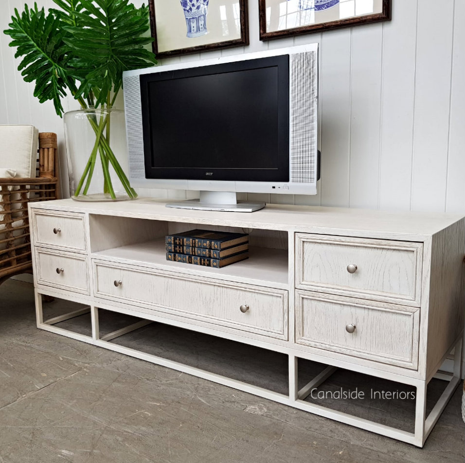 Cape Cod TV Unit Whitewash