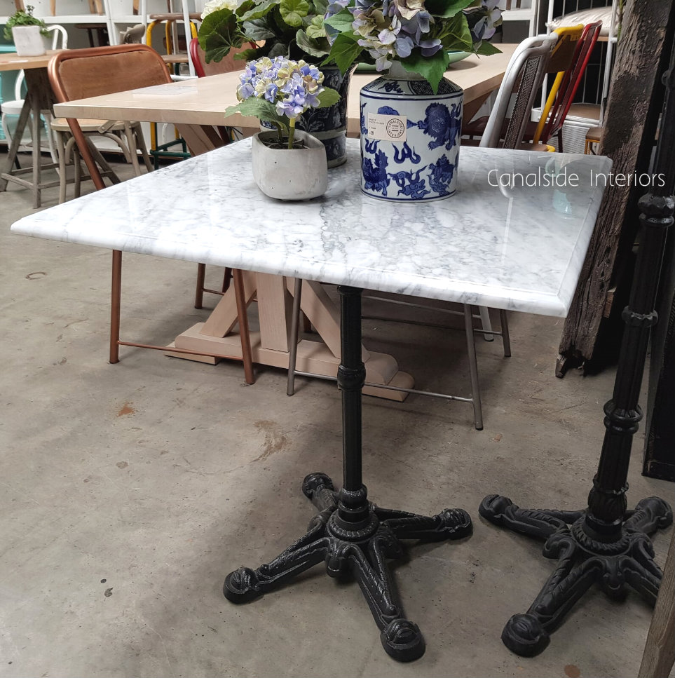 Cafe Table Top Carrara Marble Square CAFE FURNITURE, CAFE FURNITURE Table Tops & Tables