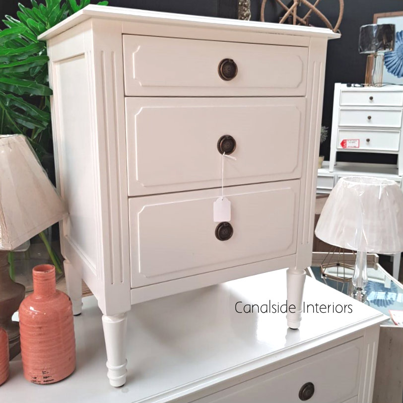Mansfield Bedside White