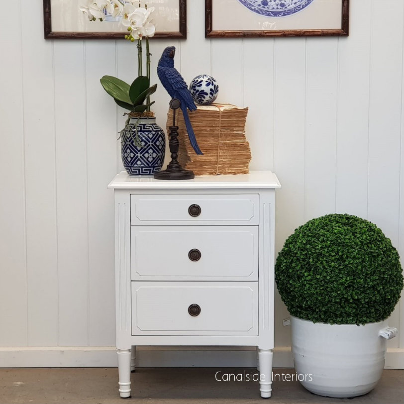 Mansfield Bedside White
