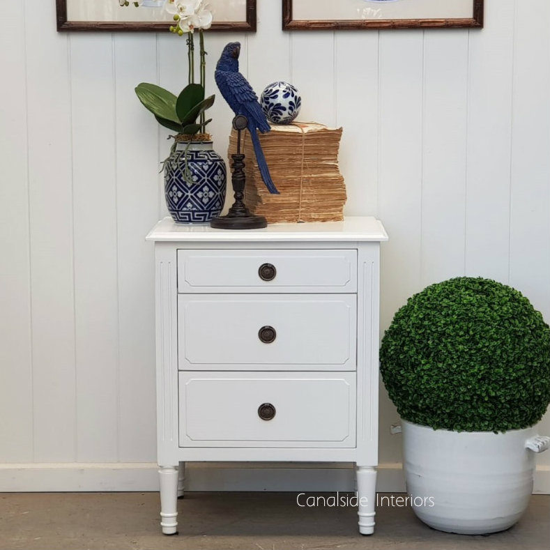 Mansfield Bedside White
