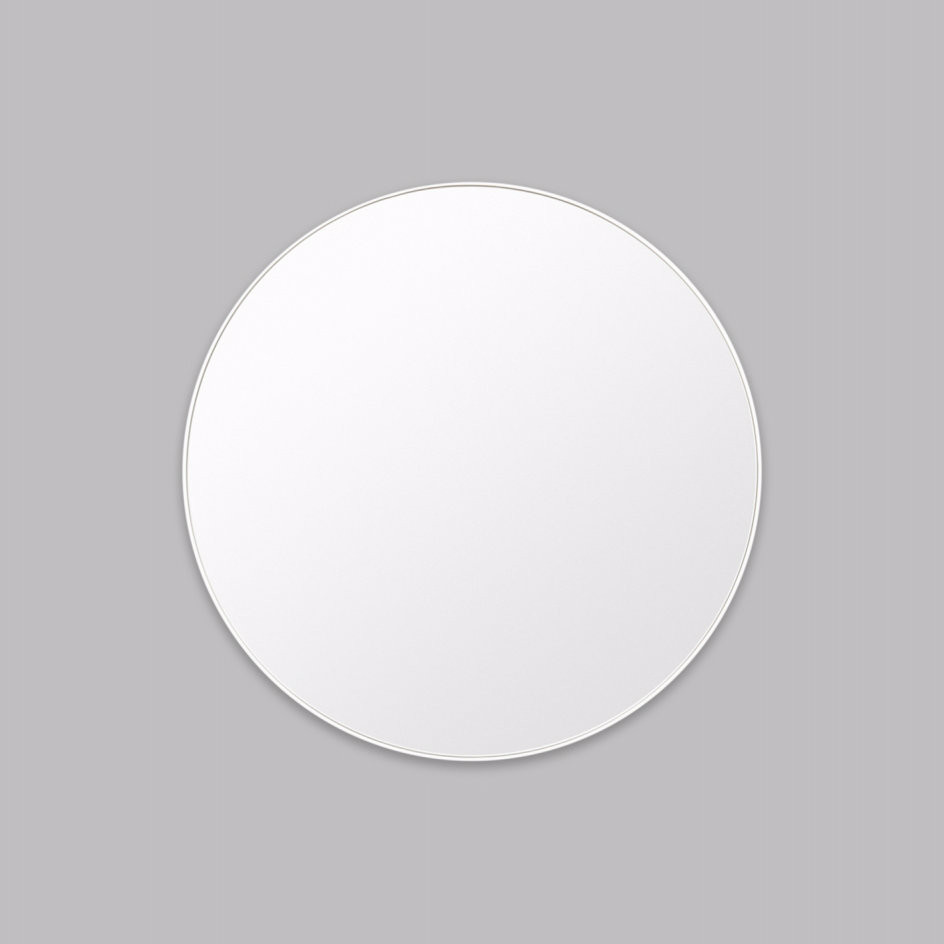 Flynn Round Mirror Bright White MIRRORS