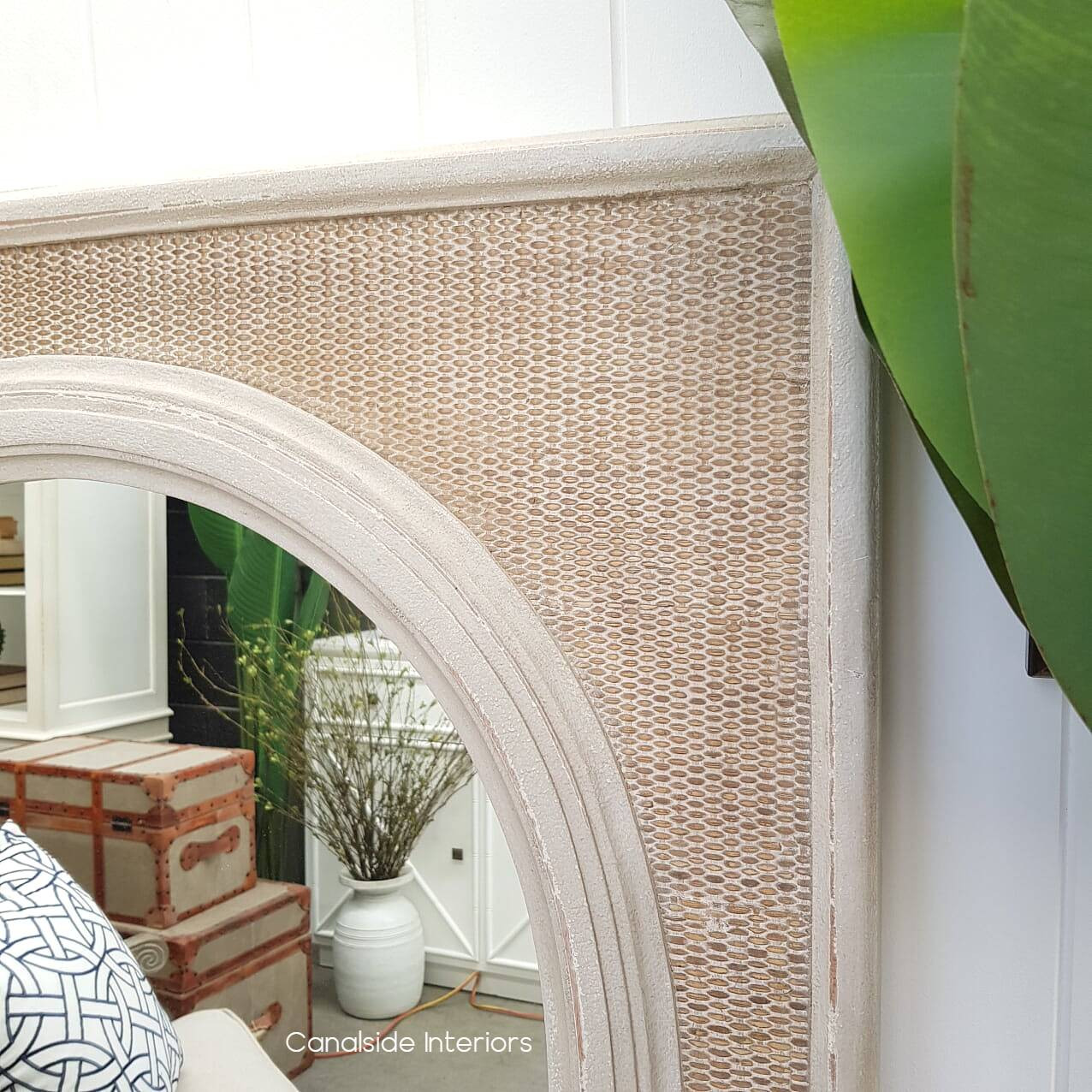 Brielle Ovalis Rattan Mirror HAMPTONS Style, PLANTATION Style, MIRRORS, PLANTATION STYLE