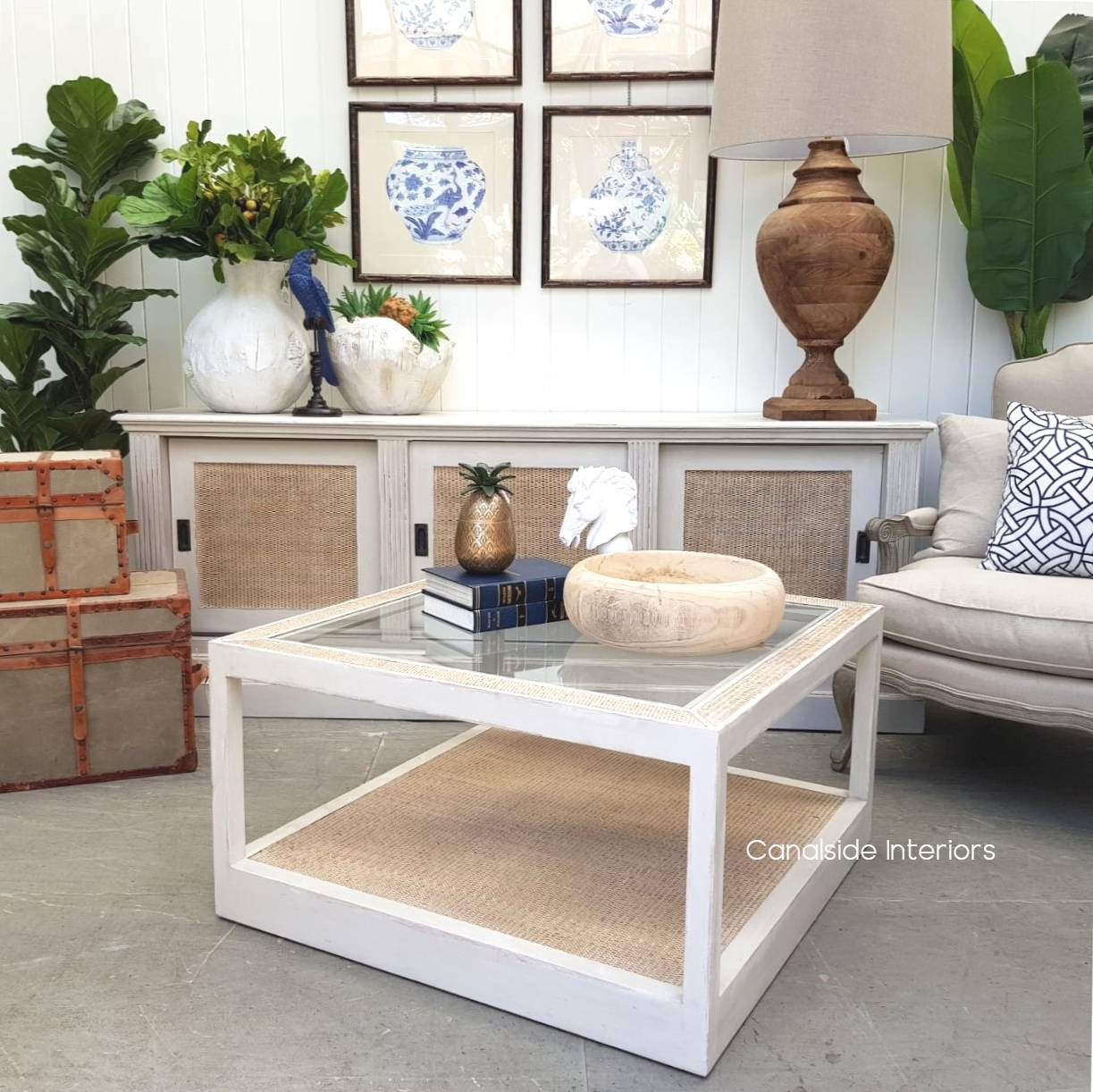 Brielle Rattan Coffee Table  TABLES, HAMPTONS Style, PLANTATION Style, TABLES Coffee Tables, LIVING Room, LIVING Coffee & Side Tables, PLANTATION STYLE