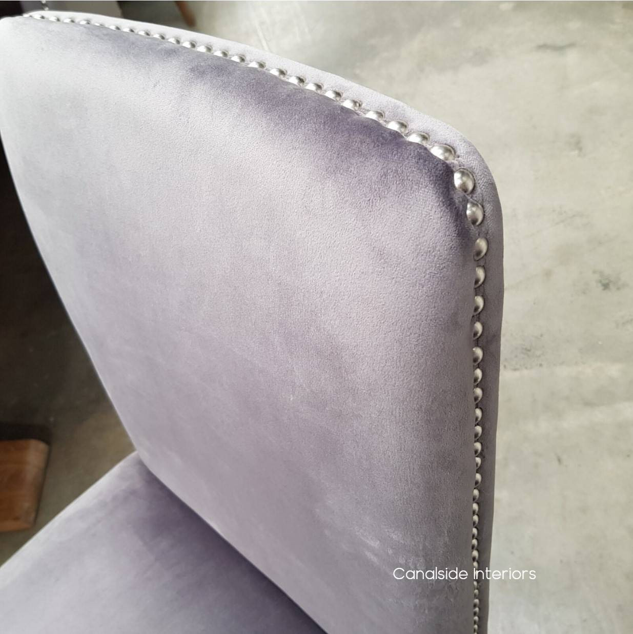 Mahone Bay Velvet Dining Chairs Grey  CHAIRS, CHAIRS Dining