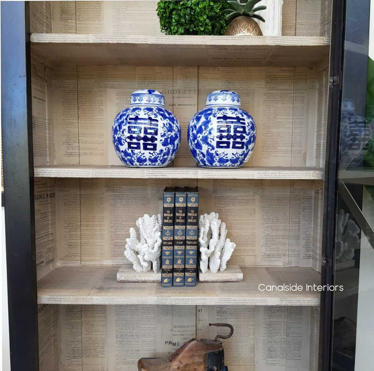 Pavilion Single Door Display Unit Distressed Charcoal  HAMPTONS Style, PLANTATION Style, LIVING Room, LIVING Cupboards & Bookcases, STORAGE, STORAGE Bookshelves & Cupboards