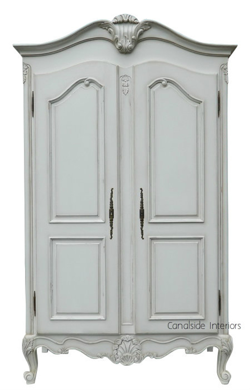 Elevate your storage with the James Armoire, a blend of traditional French chic and modern functionality for your living room 