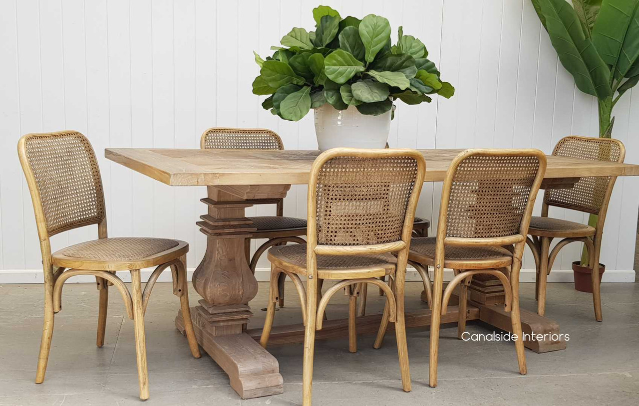 Canalside Interiors presents the Saxon Chair in Natural Oak, an epitome of modern craftsmanship and classical style