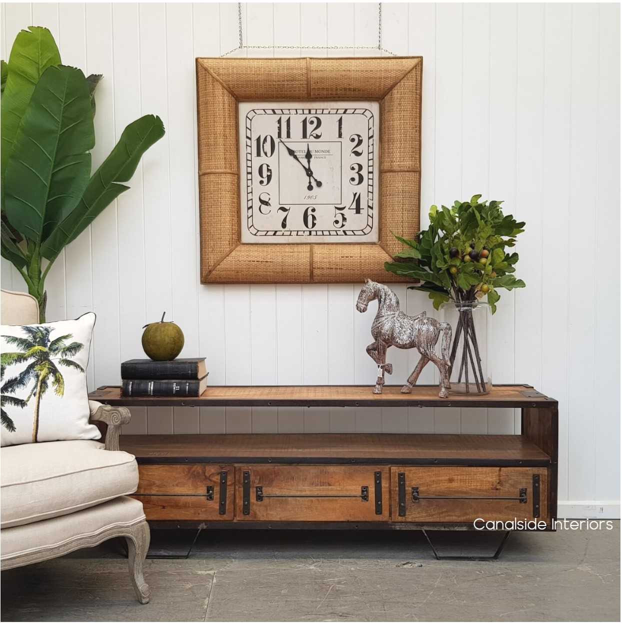 Yorktown Media Unit  INDUSTRIAL RUSTIC Style, LIVING Room, LIVING TV Media & Storage