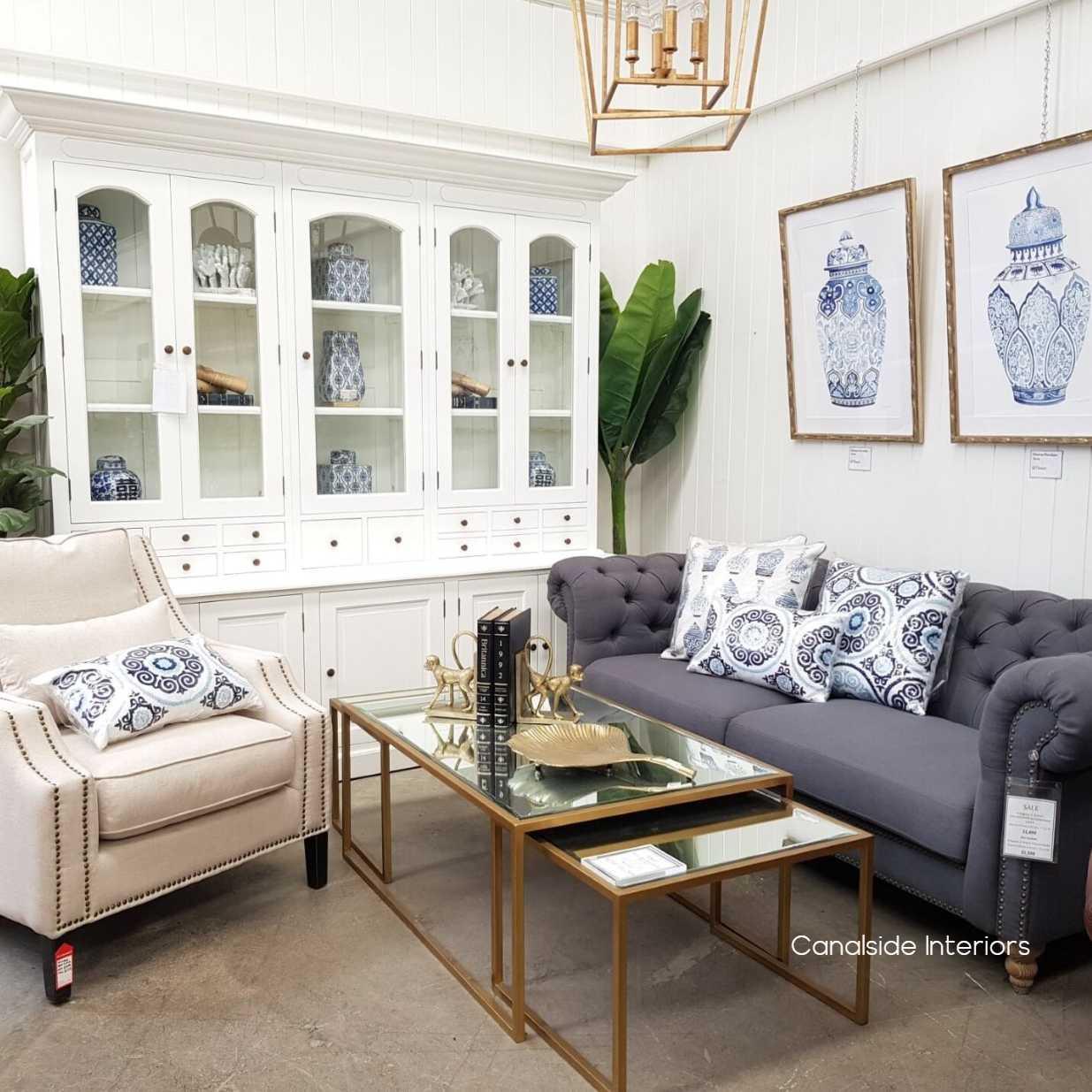 Brienne Nesting Coffee Table with Aged Mirror  TABLES, TABLES Coffee Tables, LIVING Room, LIVING Coffee & Side Tables