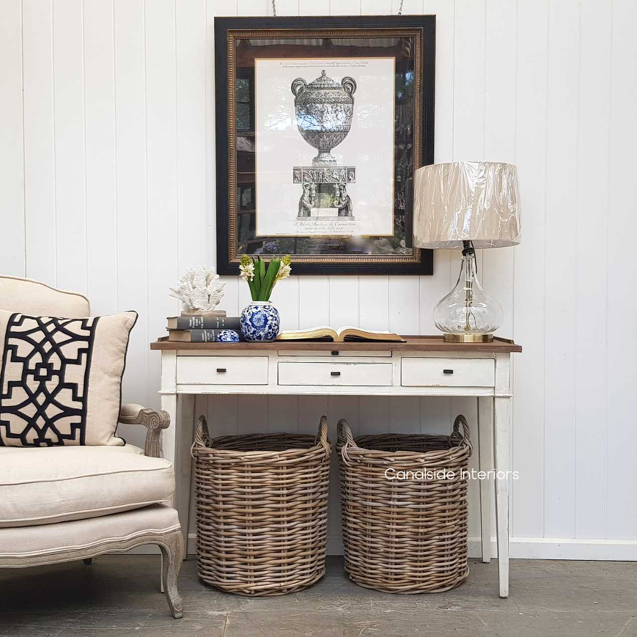Malvali Console Stone  HAMPTONS Style, PLANTATION Style, STORAGE Consoles & Desks