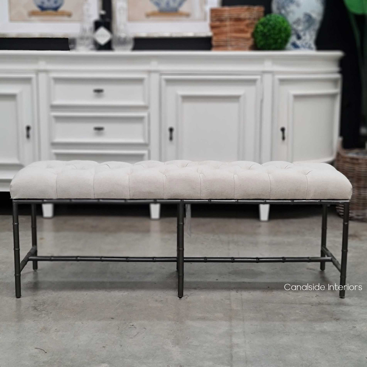 Bermuda Ottoman Bench  BEDROOM, HAMPTONS Style, PLANTATION Style, CHAIRS Lounge, CHAIRS Stools, LIVING Room, LIVING Chairs, BEDROOM Headboards & Ottomans, PLANTATION STYLE