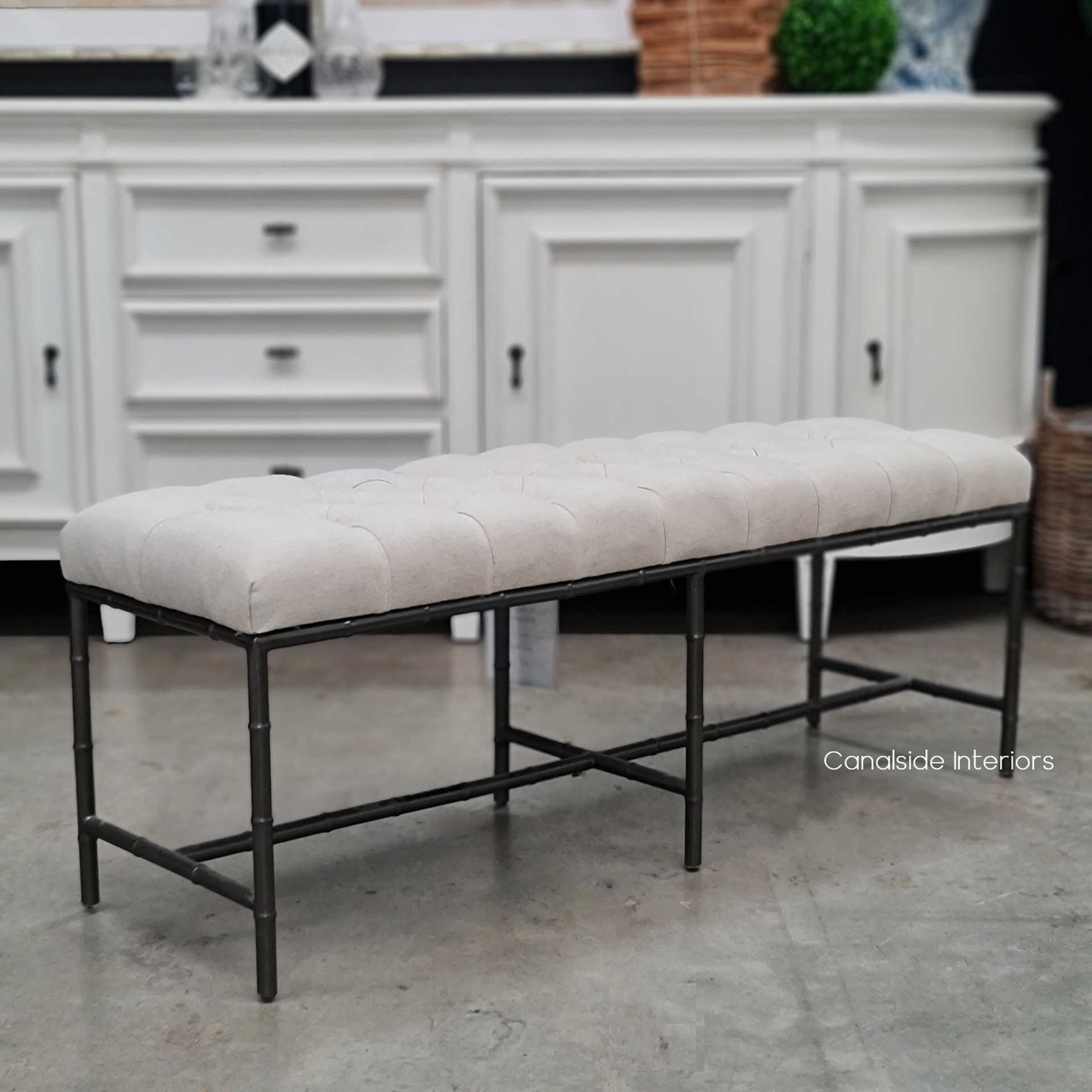 Bermuda Ottoman Bench  BEDROOM, HAMPTONS Style, PLANTATION Style, CHAIRS Lounge, CHAIRS Stools, LIVING Room, LIVING Chairs, BEDROOM Headboards & Ottomans, PLANTATION STYLE