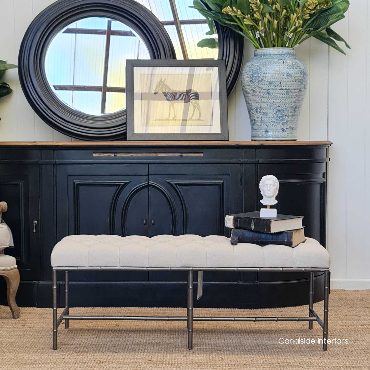 Bermuda Ottoman Bench  BEDROOM, HAMPTONS Style, PLANTATION Style, CHAIRS Lounge, CHAIRS Stools, LIVING Room, LIVING Chairs, BEDROOM Headboards & Ottomans, PLANTATION STYLE