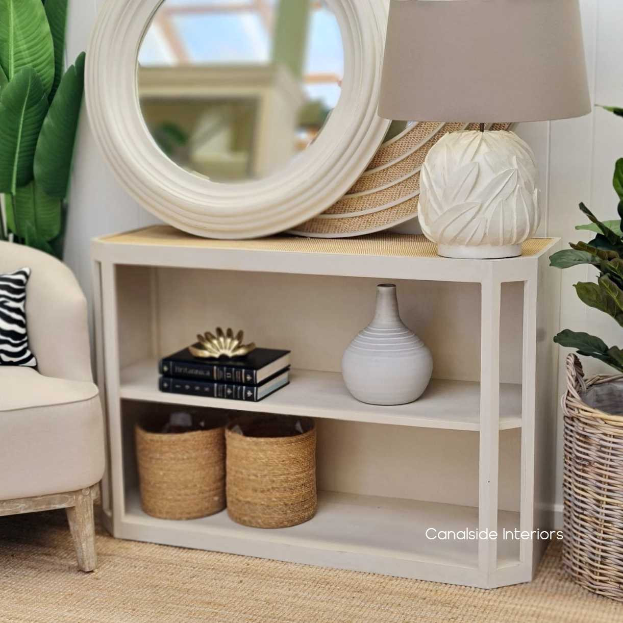 Brielle Rattan Console HAMPTONS Style, PLANTATION Style, LIVING Room, LIVING STORAGE Consoles Entryway Living Room Entry shoe island coastal