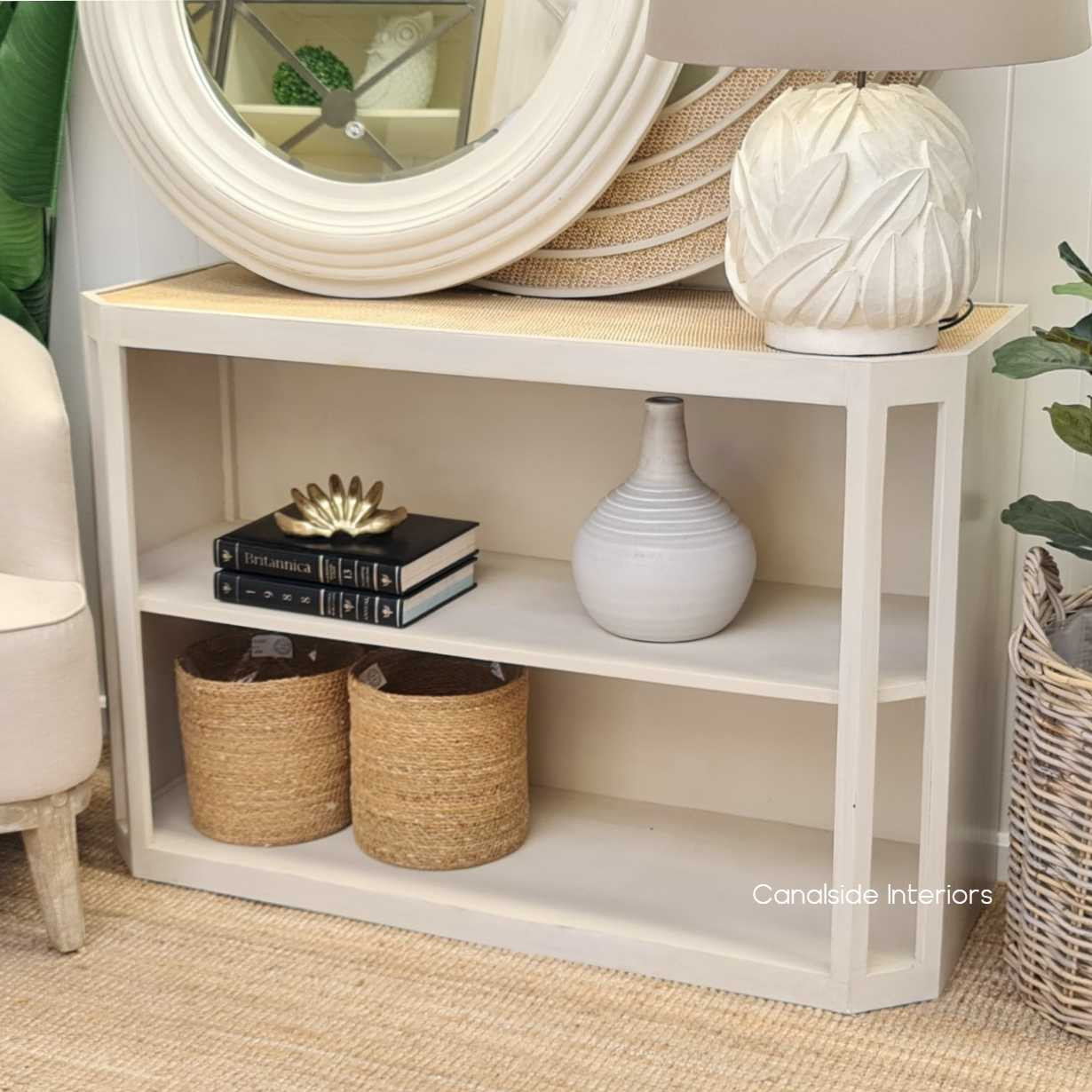 Brielle Rattan Console HAMPTONS Style, PLANTATION Style, LIVING Room, LIVING STORAGE Consoles Entryway Living Room Entry shoe island coastal