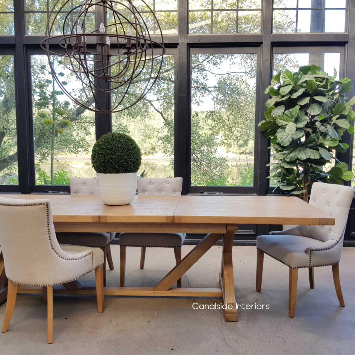 Harvest Double Extension Dining Table tables, extension tables, hamptons, hamptons table, provincial, plantation, dining tables, trestle base, dining room, cross base, cross dining table, rustic, criss cross, farmhouse, coastal