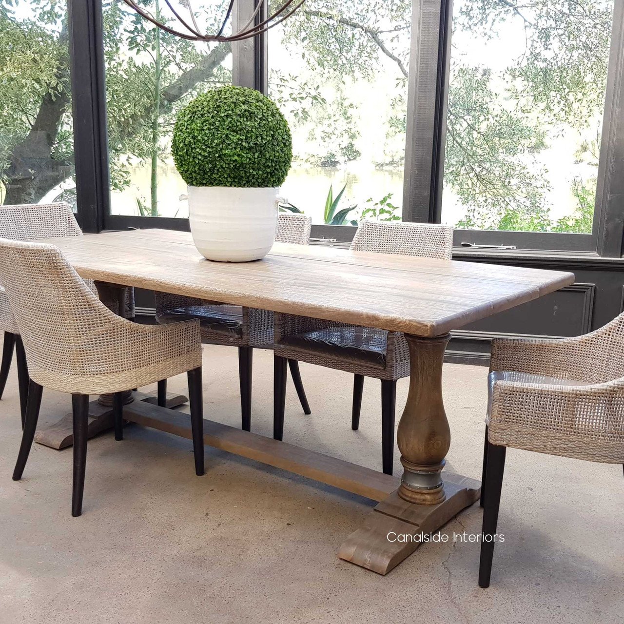 Grove Dining Table tables, hamptons, hamptons, hampton table, provincial, plantation, dining tables, canon trestle base, dining room