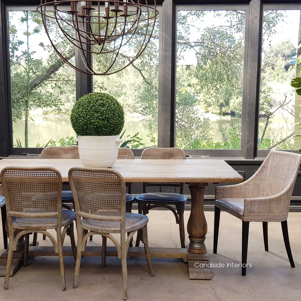 Grove Dining Table tables, hamptons, hamptons, hampton table, provincial, plantation, dining tables, canon trestle base, dining room