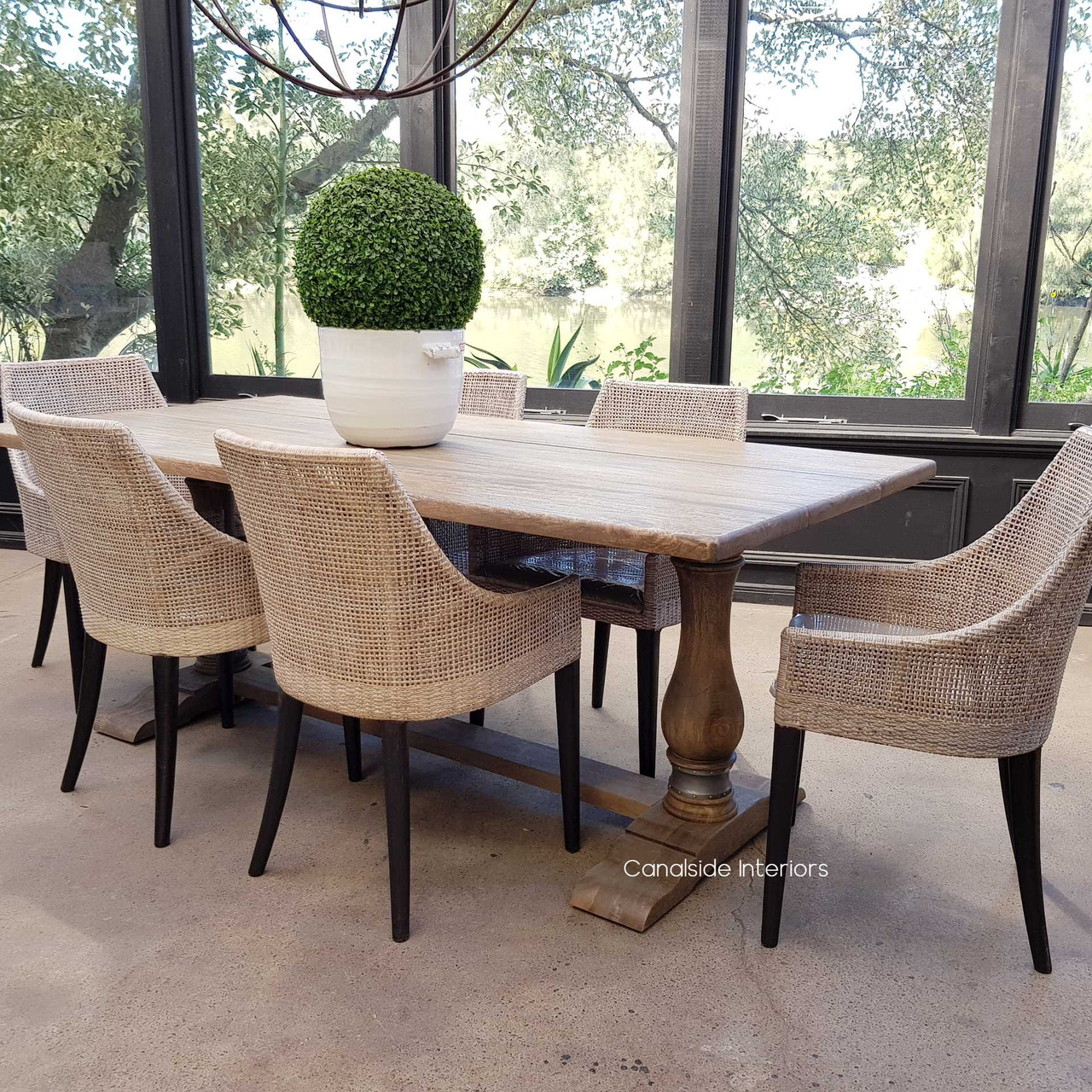 Grove Dining Table tables, hamptons, hamptons, hampton table, provincial, plantation, dining tables, canon trestle base, dining room