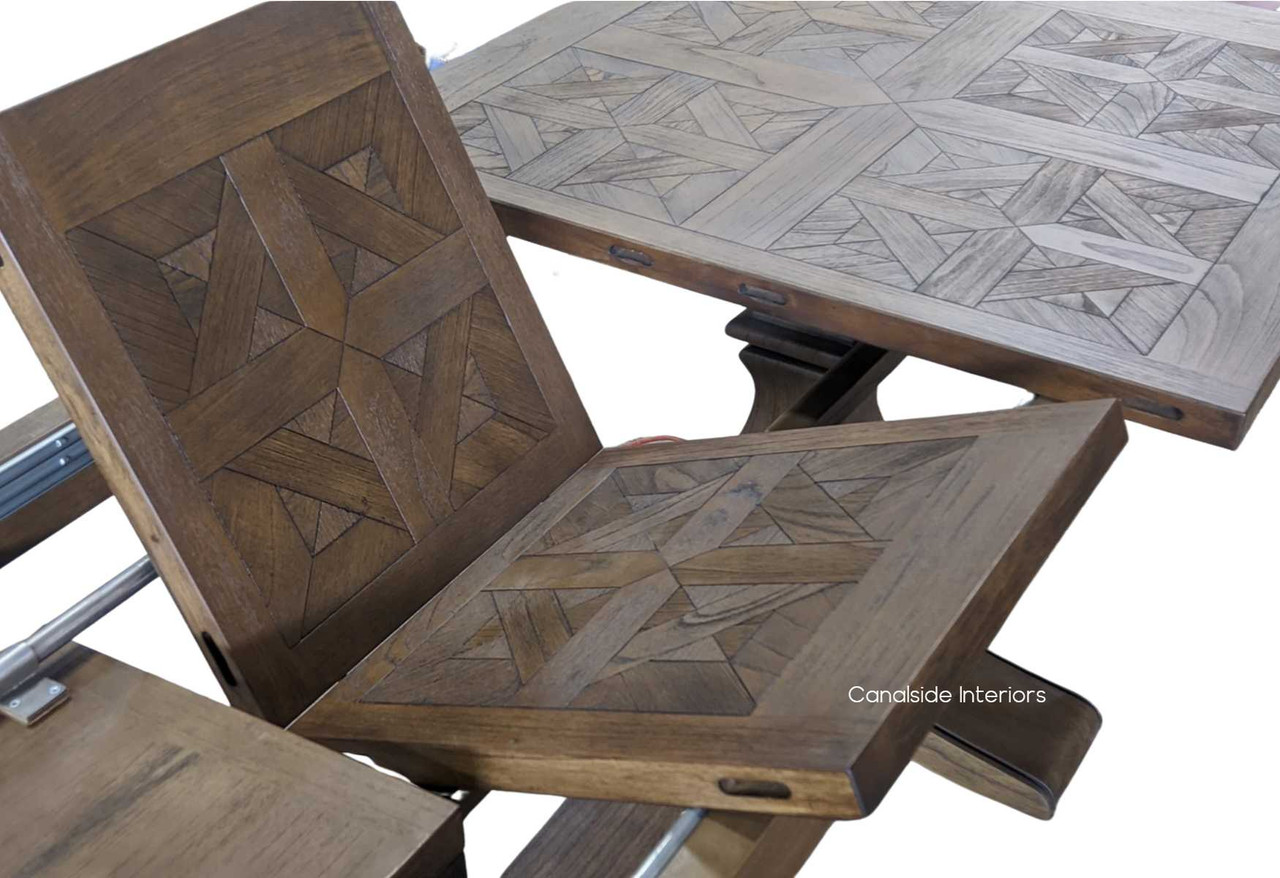 Close-up of the butterfly fold mechanism, illustrating the innovative design that allows for effortless extension.