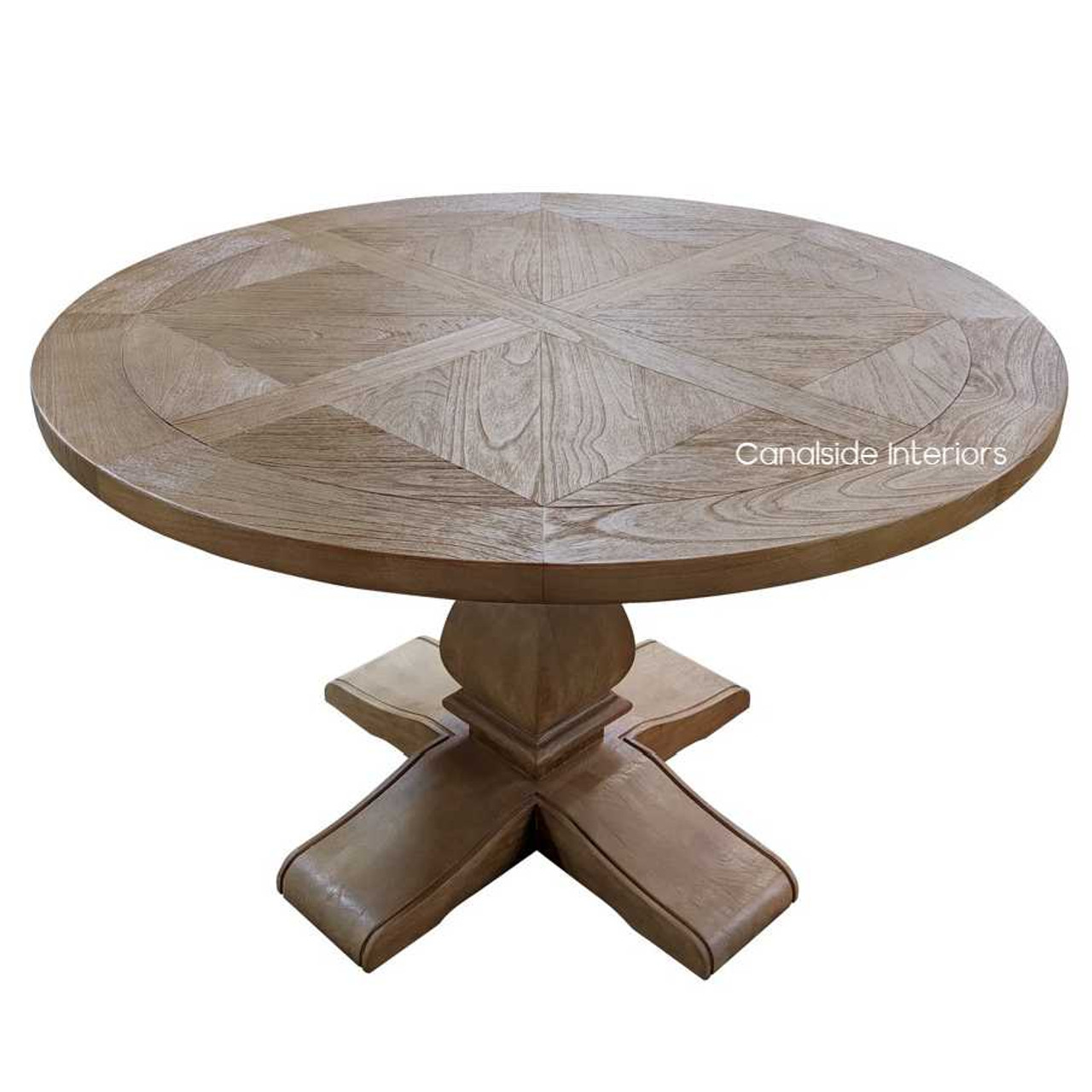 Side view showcasing the table’s proportions, suitable for various dining room sizes, blending seamlessly with both classic and contemporary interiors.