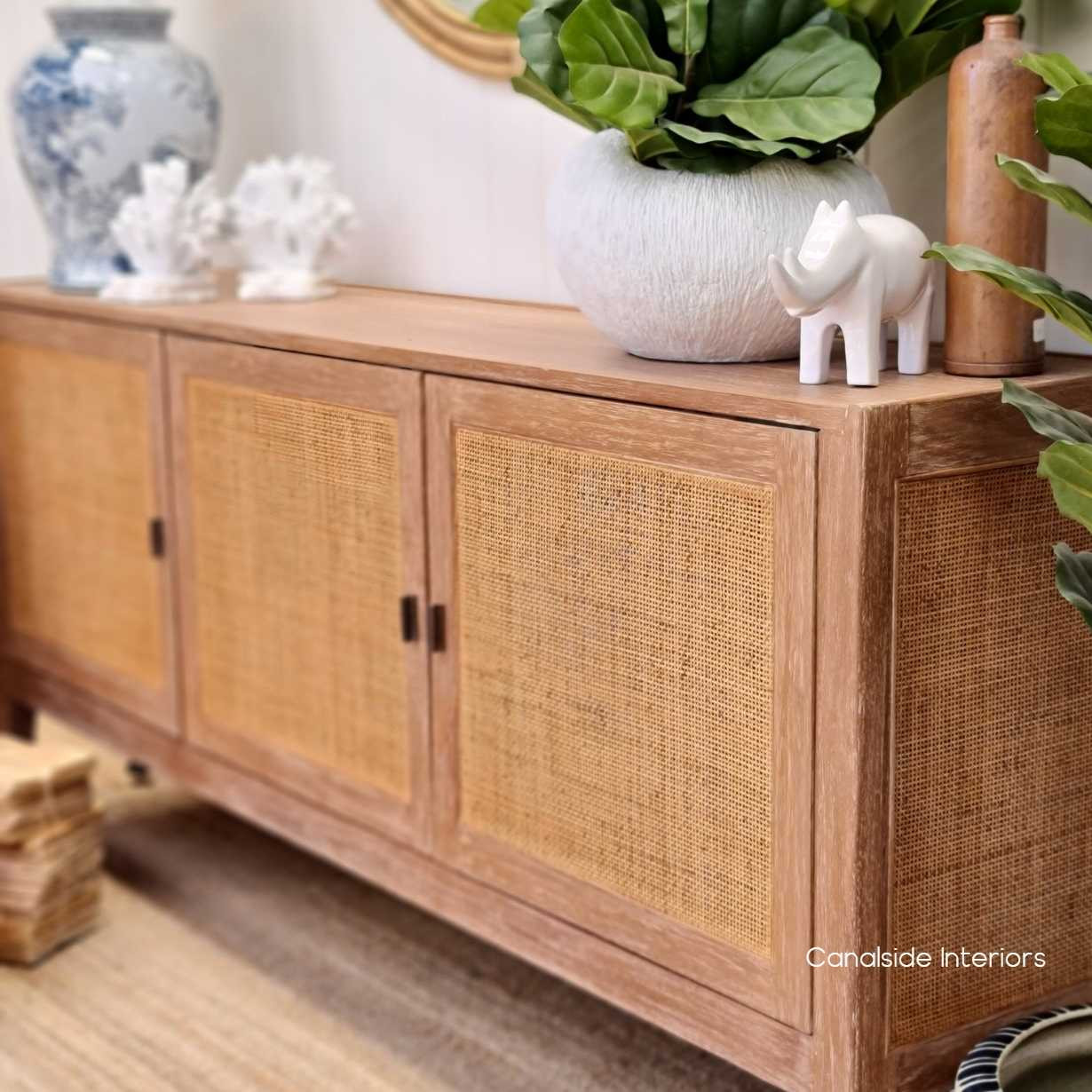 Pacifica Rattan TV Sideboard  Media Unit HAMPTONS Style, PLANTATION Style, LIVING Room, LIVING TV Media & Storage, TABLES Sideboards & Buffets, STORAGE, Sideboards & Buffets, Rattan, island style, chinoiserie, british colonial, coastal