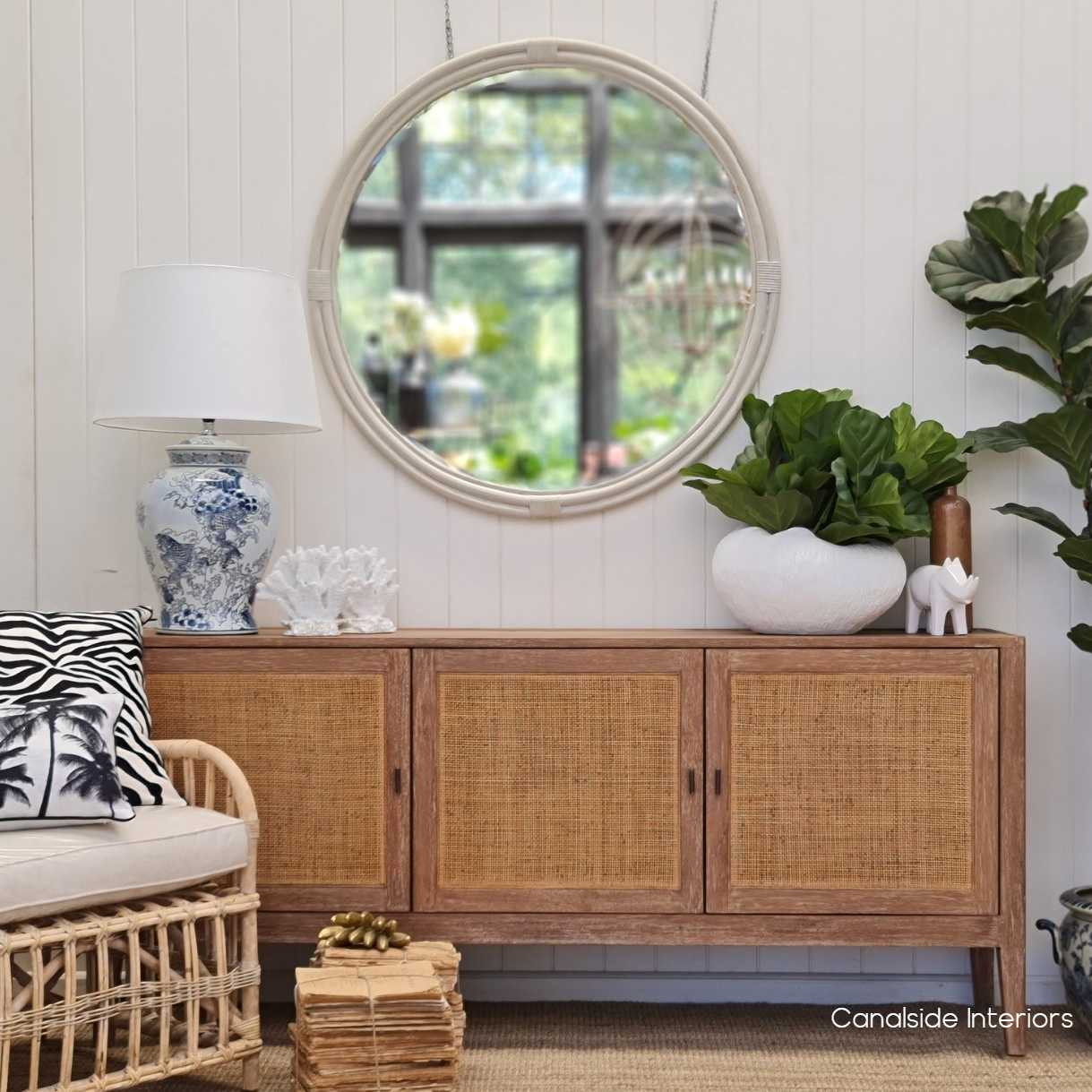 Pacifica Rattan TV Sideboard  Media Unit HAMPTONS Style, PLANTATION Style, LIVING Room, LIVING TV Media & Storage, TABLES Sideboards & Buffets, STORAGE, Sideboards & Buffets, Rattan, island style, chinoiserie, british colonial, coastal