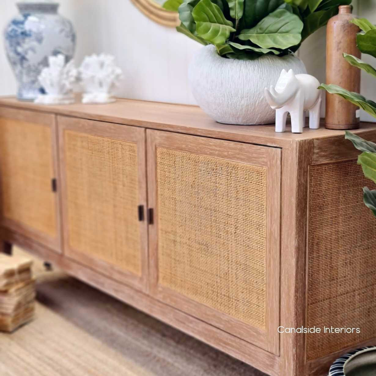 Pacifica Rattan TV Sideboard  Media Unit HAMPTONS Style, PLANTATION Style, LIVING Room, LIVING TV Media & Storage, TABLES Sideboards & Buffets, STORAGE, Sideboards & Buffets, Rattan, island style, chinoiserie, british colonial, coastal