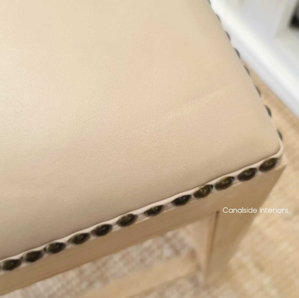 Mila II Leather Kitchen Bar Stool  FRENCH  FURNITURE, CHAIRS, HAMPTONS Style, PLANTATION Style, CHAIRS Dining, CHAIRS Stools