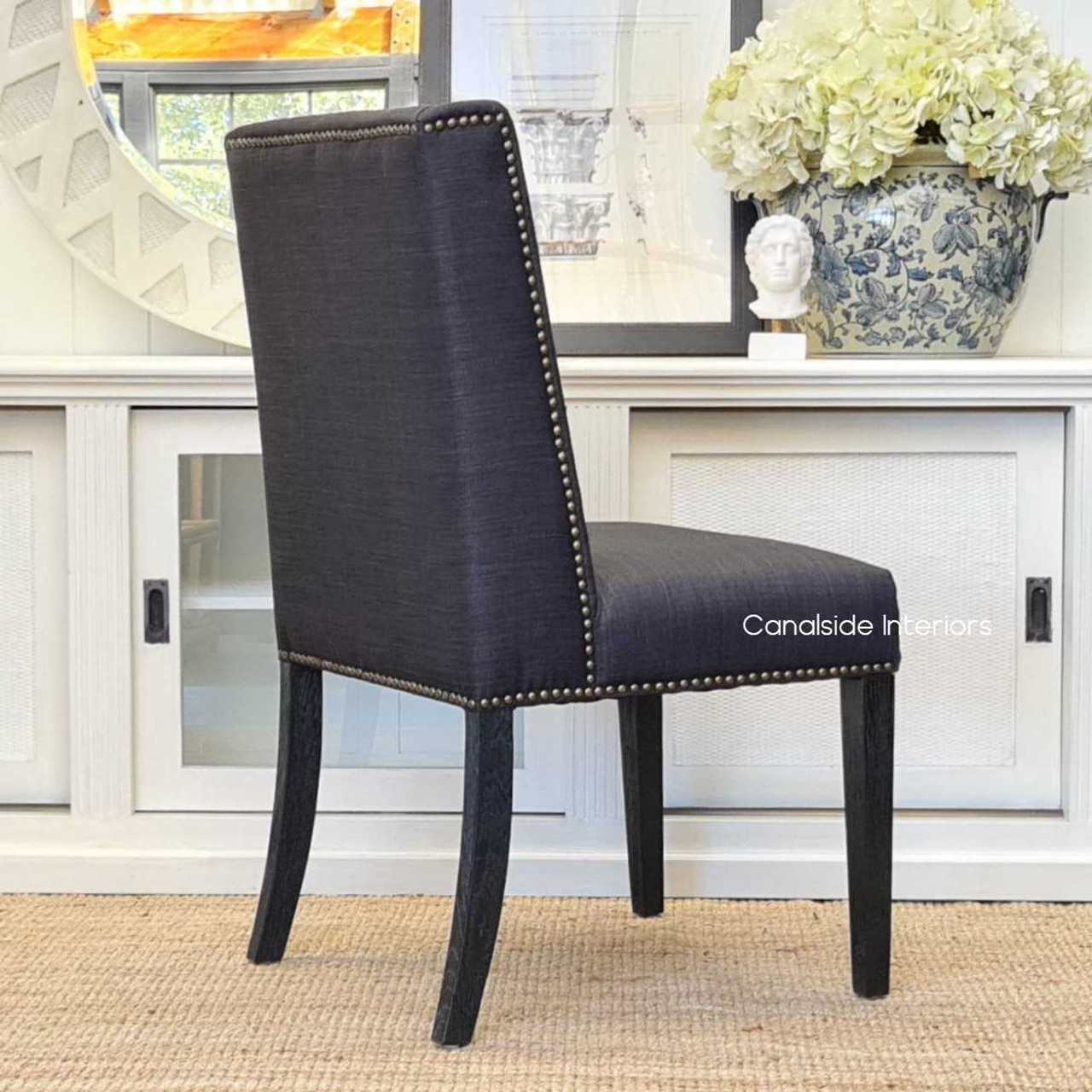 Suitable for bedroom, living room, or dining room, the versatile Leclerc Chair marries modern sensibilities with classical style