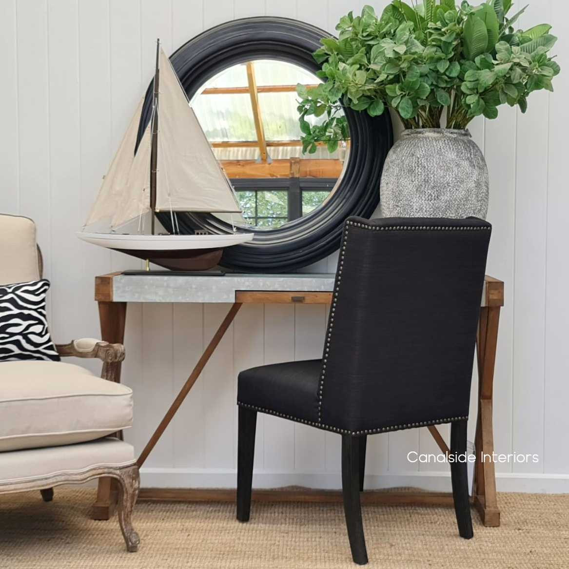 Loxley Desk Console  INDUSTRIAL RUSTIC Style, TABLES, HAMPTONS Style, PLANTATION Style, STORAGE Consoles & Desks, TABLES Sideboards & Buffets, STORAGE