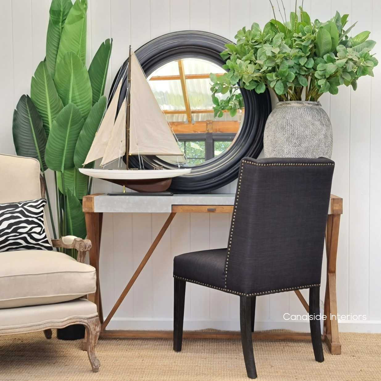 Loxley Desk Console  INDUSTRIAL RUSTIC Style, TABLES, HAMPTONS Style, PLANTATION Style, STORAGE Consoles & Desks, TABLES Sideboards & Buffets, STORAGE