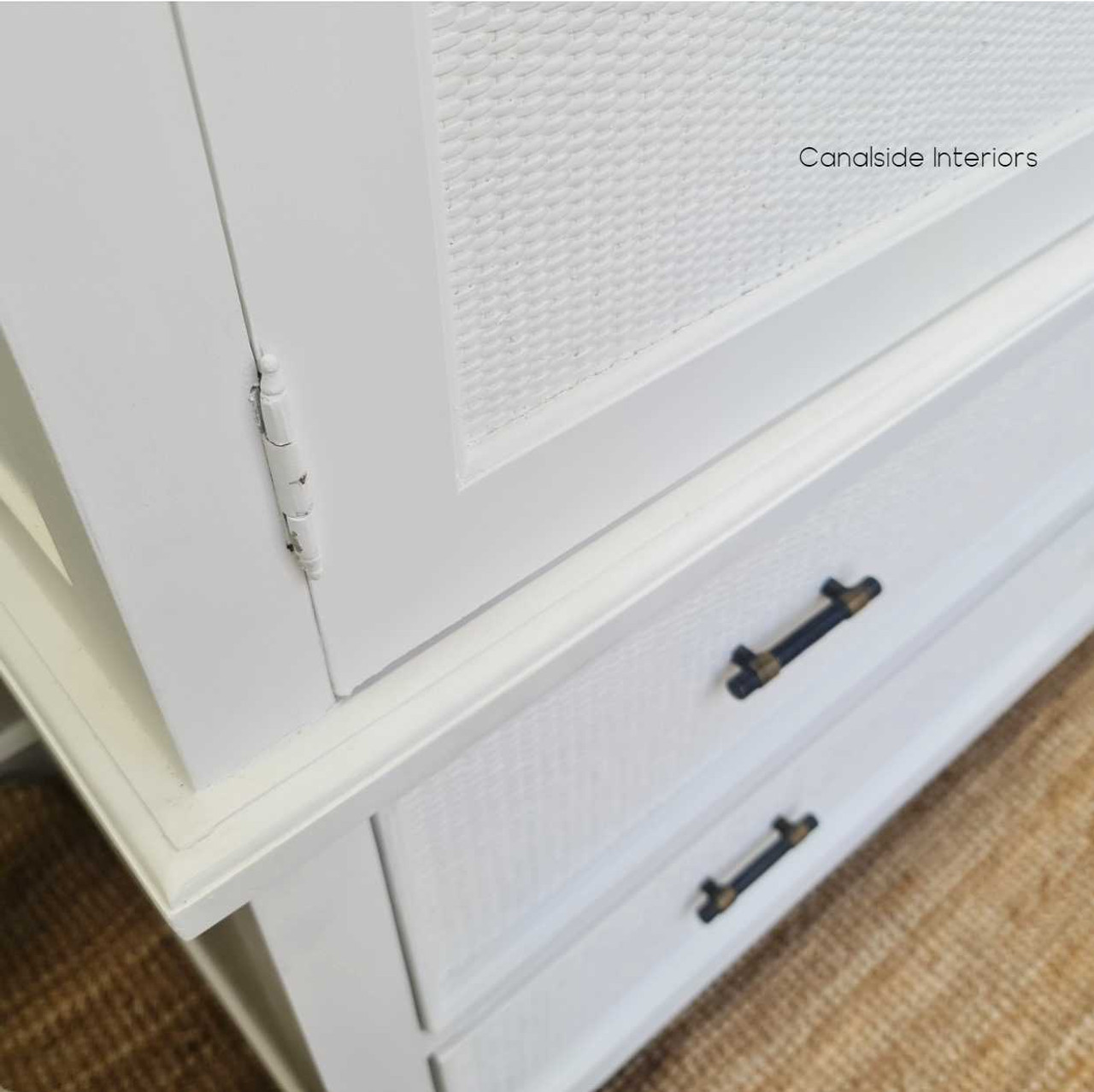 The Brielle Wardrobe amidst minimalist decor, showcasing its versatility and stylish appearance in diverse interior themes.