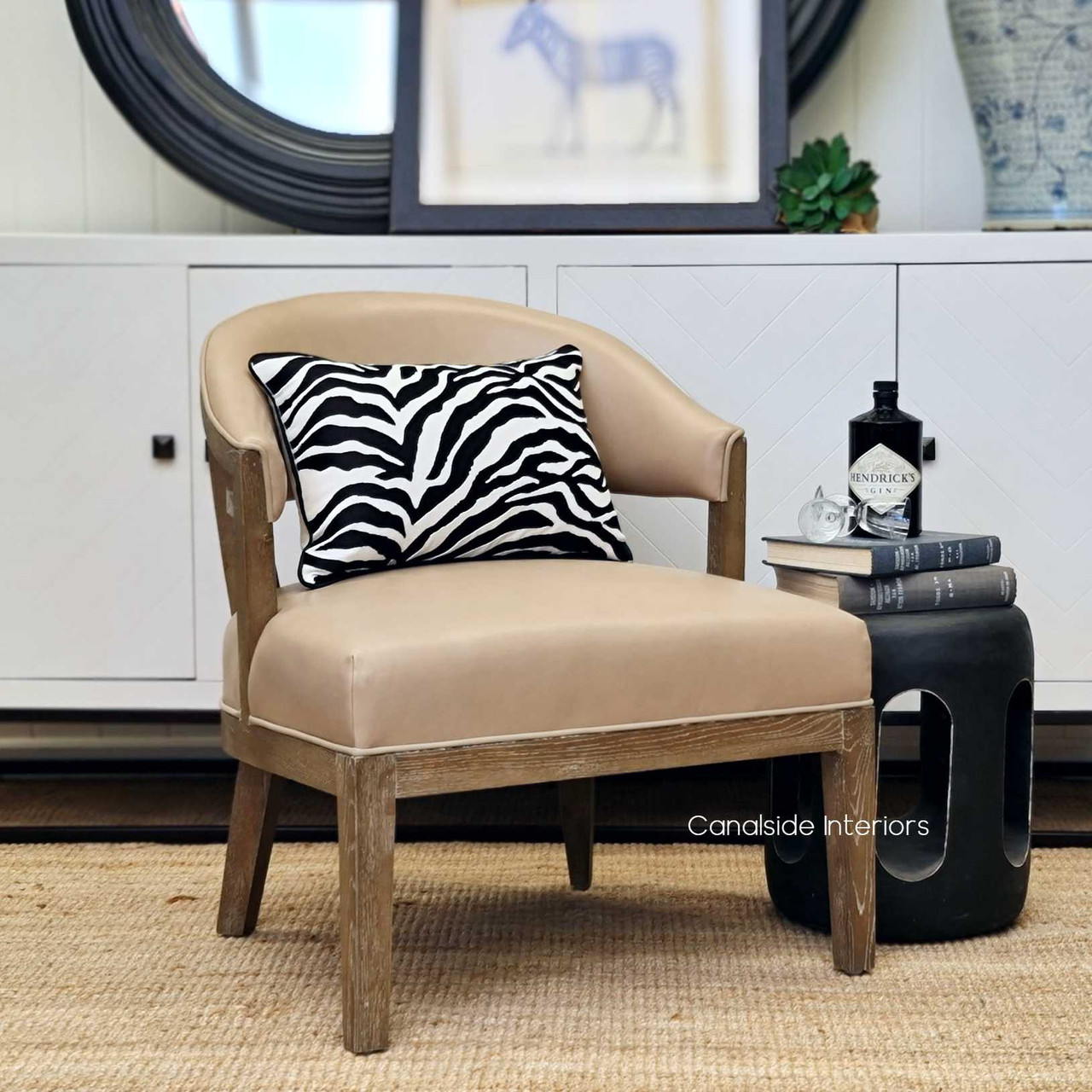 Waterhouse Leather Deconstructed Occasional Armchair, Chair, Living Room, Livingroom, Lounge Room, Loungeroom, Family Room, Familyroom, Armchairs, Chairs, Contemporary, Classic, Hamptons