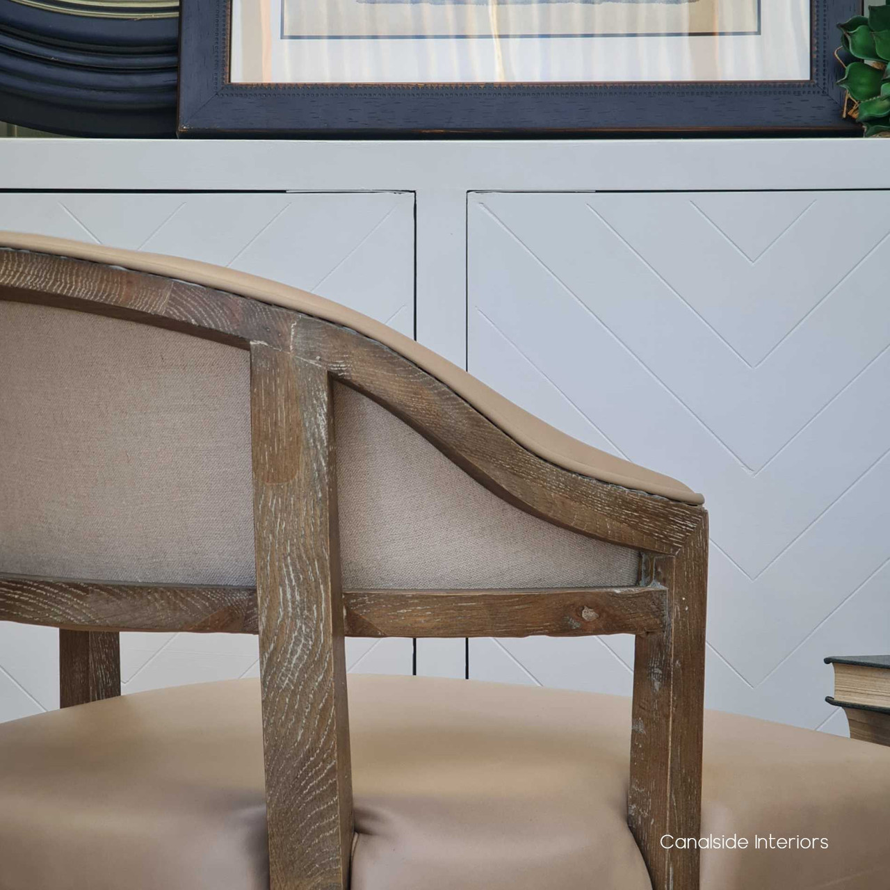 Waterhouse Leather Deconstructed Occasional Armchair, Chair, Living Room, Livingroom, Lounge Room, Loungeroom, Family Room, Familyroom, Armchairs, Chairs, Contemporary, Classic, Hamptons