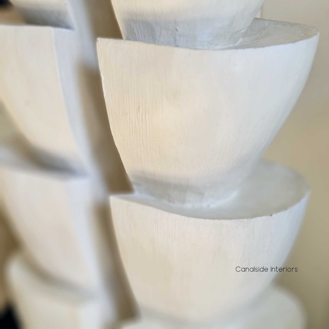 Detail of the handcrafted Ambroise Lamp's timber grain, reflecting the quality craftsmanship and individual character of our collection.