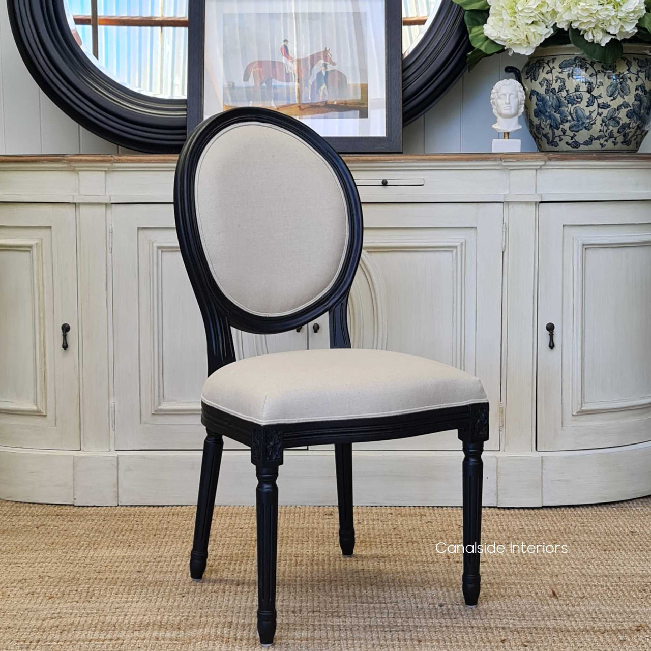 Enhance a home office with the Sansa Dining Chair, blending a provincial aesthetic with modern craftsmanship