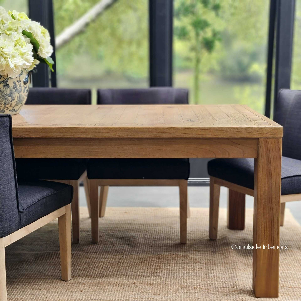 The Hayworth Dining Table, ready for a sophisticated dining experience.