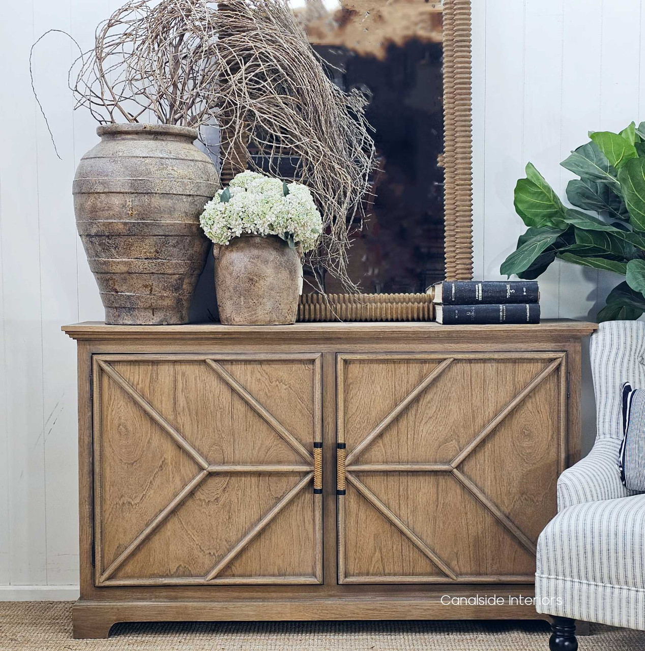 Sekar pot styled in a neutral interior setting, complementing natural textures and organic decor.