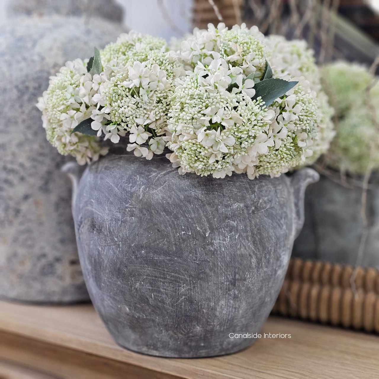 Detail image highlighting artisanal imperfections and character marks.