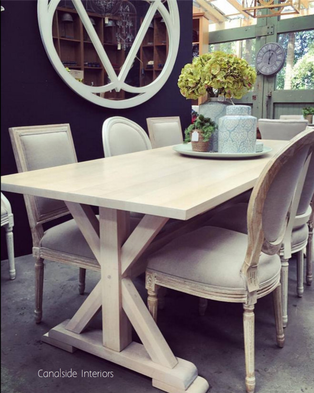 Lyon Dining Table Limewash Custom Sizes FRENCH  FURNITURE, Dining, Custom Made Furniture, TABLES, HAMPTONS Style, PLANTATION Style, TABLES Dining Tables