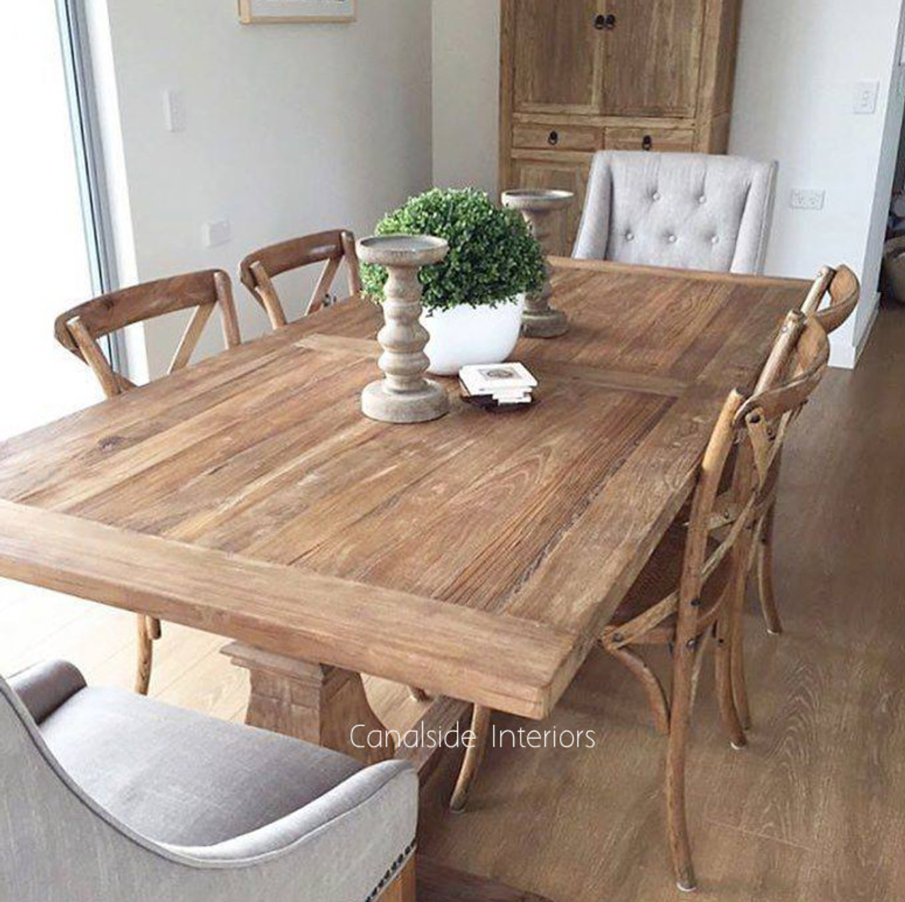 Artisan Hamptons Dining Table Canalside Interiors
Image via Nest Styling & Design