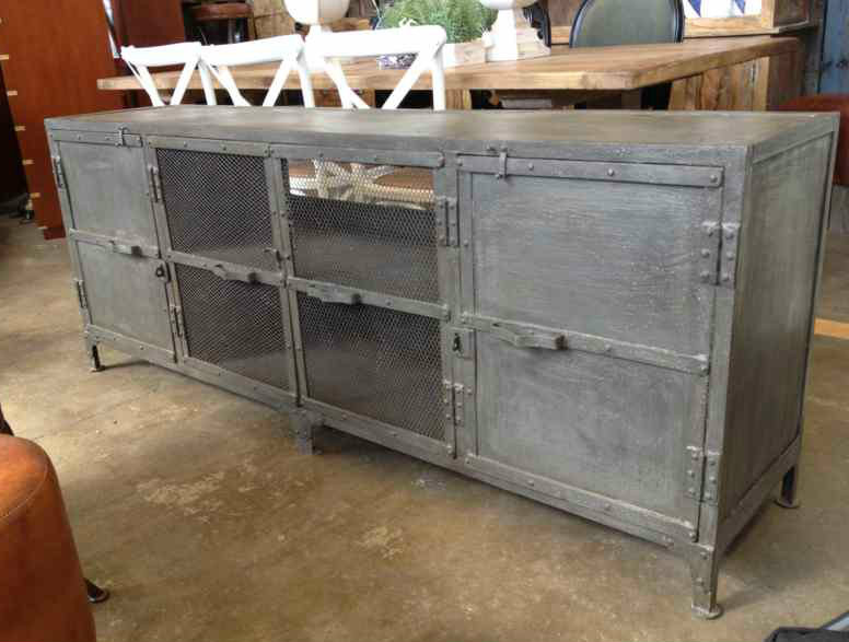 Foundry Steel Mesh CabinetTV Unit II