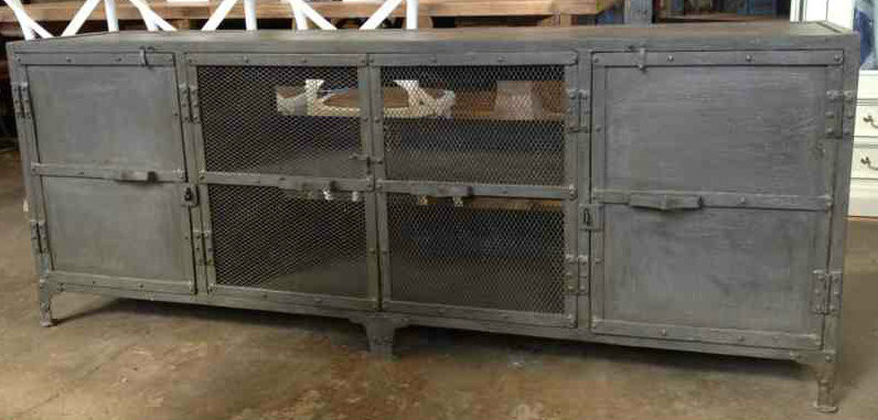 Foundry Steel Mesh CabinetTV Unit II