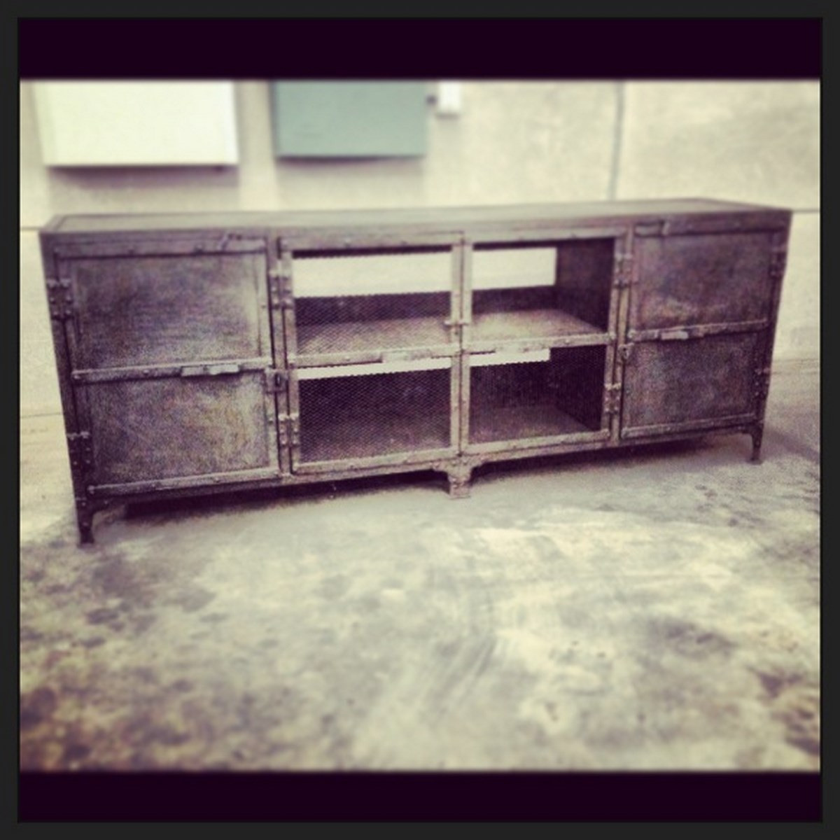 Foundry Steel Mesh CabinetTV Unit II