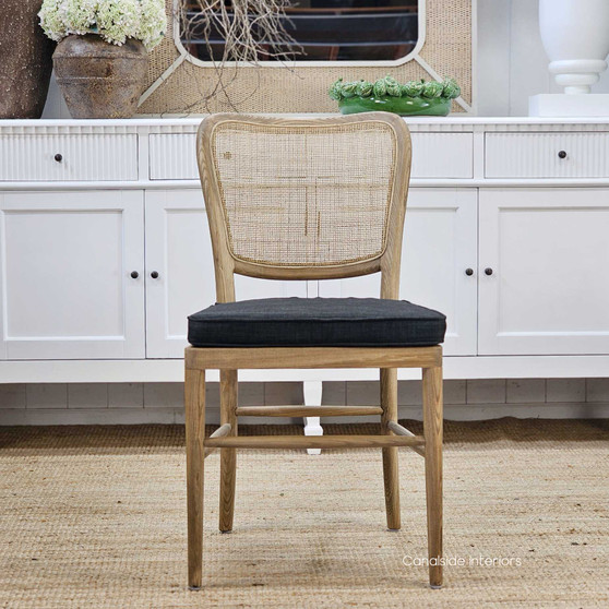 Noda Oak Chair, Refined Aesthetic with Rustic Charm, Perspective Shot