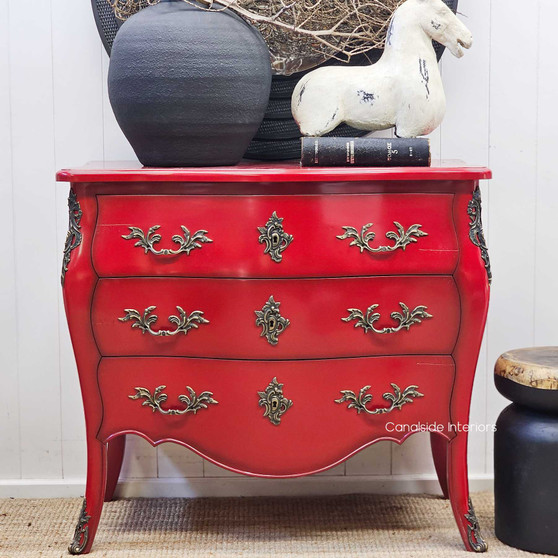 Shot with modern and antique pieces nearby, demonstrating versatility in layered interiors.