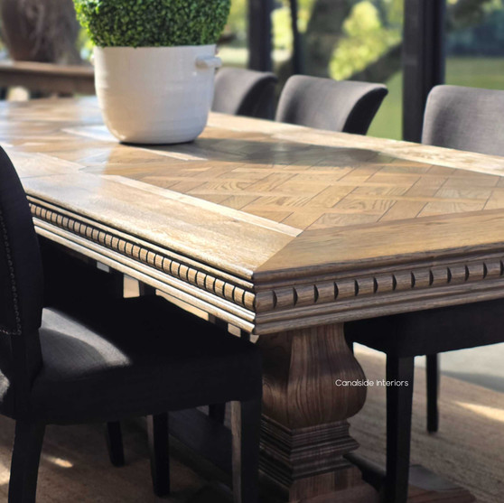 Designed in the UK, the Berenson table brings timeless craftsmanship and modern flexibility to the dining room.