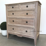 Peninsula 5 Drawer Tall Chest Limewash  BEDROOM, Commodes, Chests, Bookcases & Storage, HAMPTONS Style, PLANTATION Style, BEDROOM Chests & Commodes